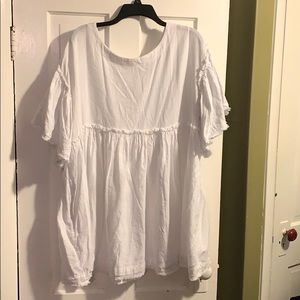 White tunic top